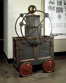 Manual fire engine, 1735. Artist: Unknown