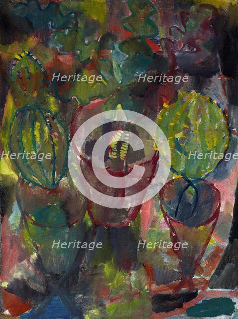 Cacti, 1912. Creator: Klee, Paul (1879-1940).