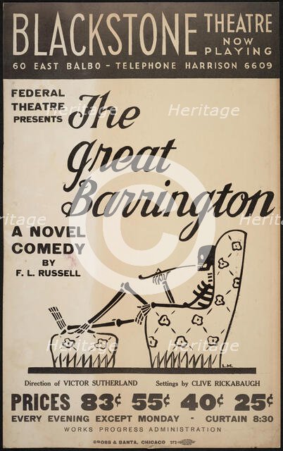 The Great Barrington, Chicago, [193-]. Creator: Unknown.