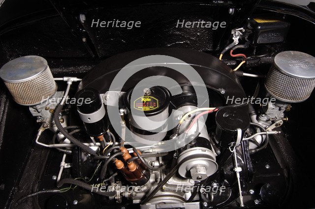 1956 Porsche Spyder - James Dean replica. Artist: Simon Clay.