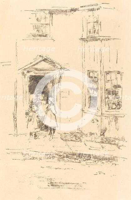 The Little Doorway, Lyme Regis, 1895. Creator: James Abbott McNeill Whistler.