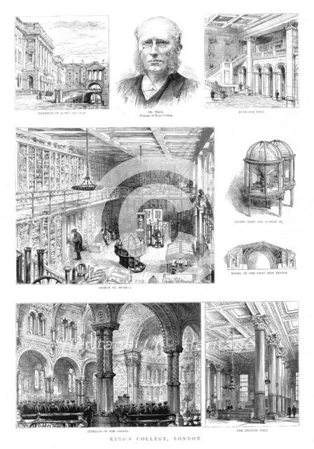 ''King's College, London', 1890. Creator: Unknown.