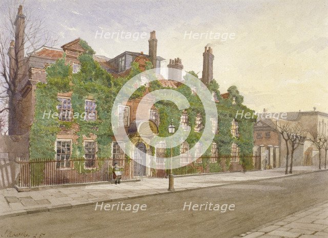 Fairfax House, High Street, Putney, London, 1887. Artist: John Crowther