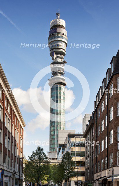 BT Tower, 60 Cleveland Street, Camden, London, 2011. Artist: James O Davies.