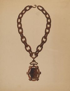 Necklace, 1935/1942. Creator: John H. Tercuzzi.