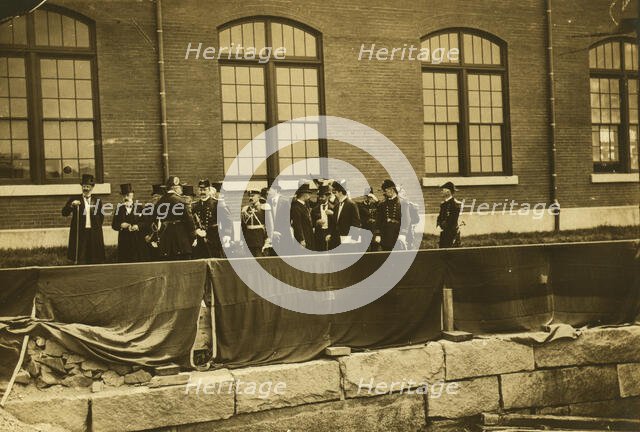 Russian peace commission arrives at Portsmouth, 1905. Creator: Unknown.