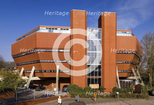 Florey Building, Queen's College, Oxford University, Oxfordshire, 2011. Artist: James O Davies.