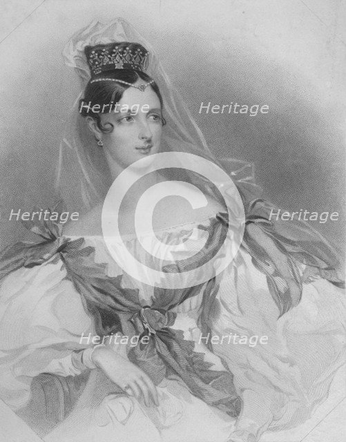 'The Lady Adeline', 1847. Artist: John Henry Robinson.
