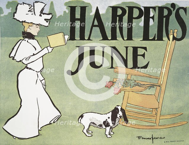 Harper's June, c1890 - 1907. Creator: Edward Penfield.