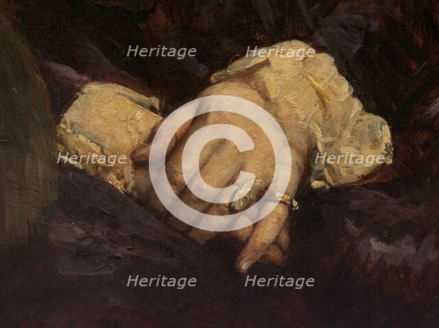 Portrait of Madame Dubernet, 1899. Creator: Leon Joseph Florentin Bonnat.