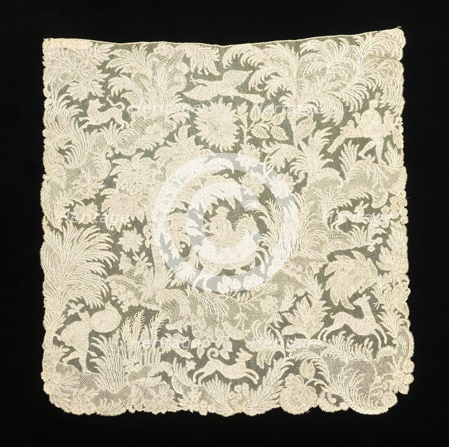 Lace, Flemish, early 18th century. Creator: Unknown.