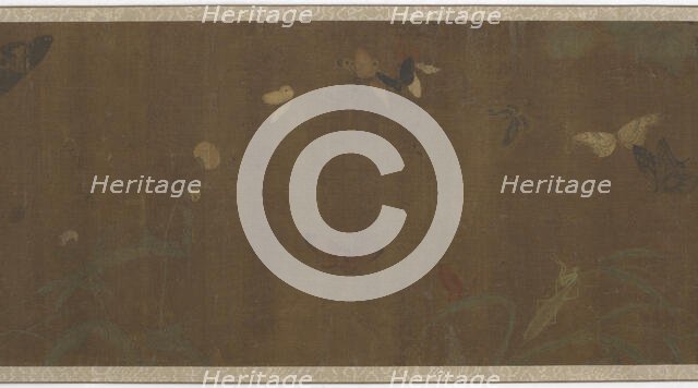 Flowers, butterflies and other insects, Ming dynasty, 1368-1644. Creator: Unknown.