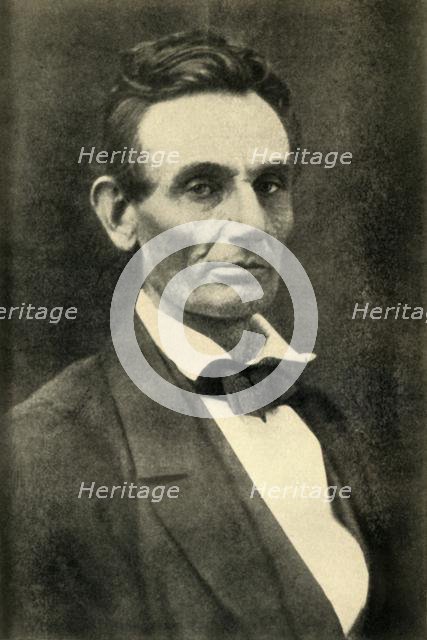 Abraham Lincoln, 1858, (1930). Creator: Unknown.