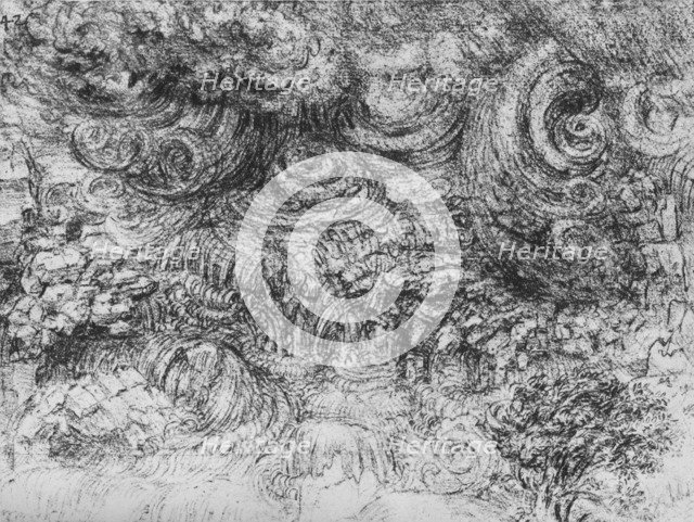 'A Cloudburst', c1480 (1945). Artist: Leonardo da Vinci.