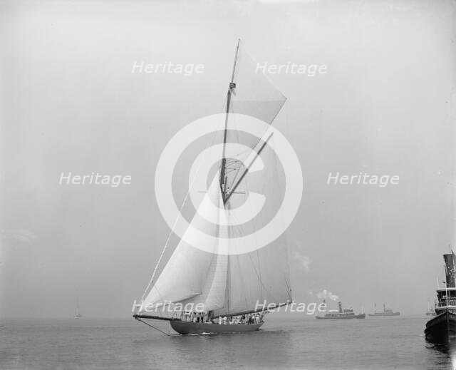 Shamrock I, Oct. 12, '99, 1899 Oct 12. Creator: Unknown.