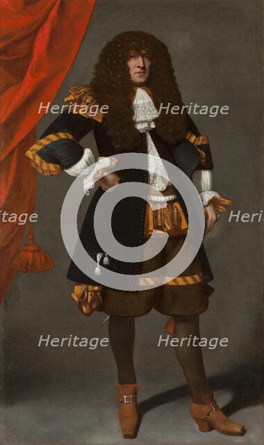 Portrait of a gentleman with a wig. Creator: Ceresa, Carlo (1609-1679).