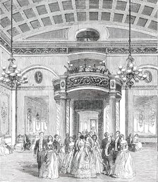 The Whittington Club - New Decoration of the Ball-Room, 1850. Creator: Unknown.