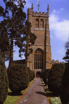 Church of All Saints, Martock, Somerset, 20th century. Artist: CM Dixon.