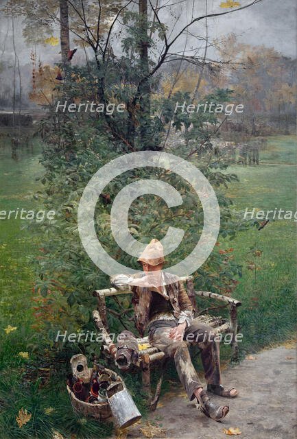 A Painter's Apprentice, 1890. Creator: Jacek Malczewski.