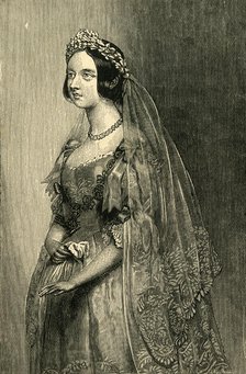'The Queen on Her Wedding Day', 10 February 1840, (c1897). Creator: Unknown.
