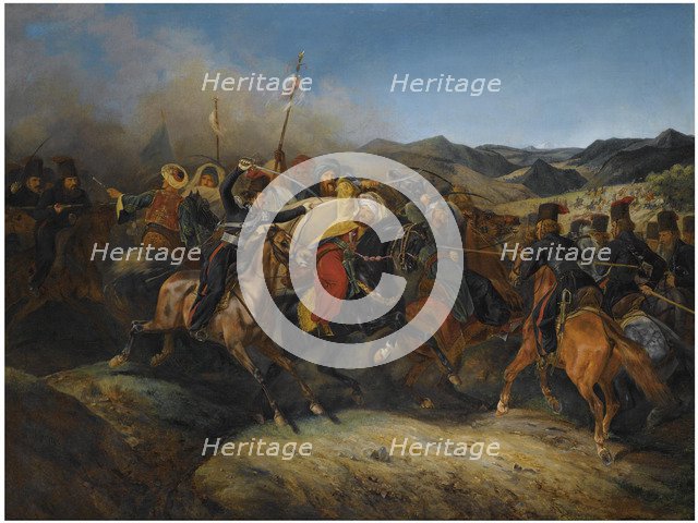 A scene from the Russo-Turkish War. Artist: Vernet, Horace, (Circle of)  