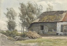 Farmhouse with barn, 1835-1892. Creator: Jan Willem van Borselen.