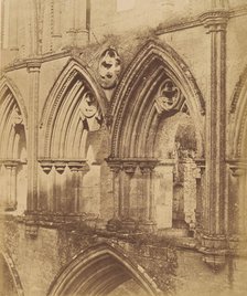 Rivaulx Abbey. The Triforium Arches, 1850s. Creators: Joseph Cundall, Philip Henry Delamotte.