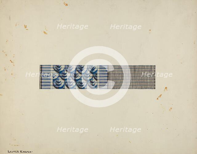 Silk Gown (Detail), c. 1940. Creator: Lester Kausch.