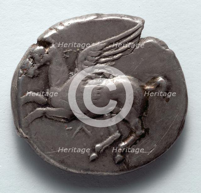 Corinthian Stater: Pegasus (obverse), c. 380 BC. Creator: Unknown.