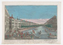 View of the Herengracht in Amsterdam, 1742-1801. Creator: Anon.
