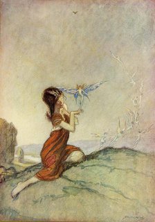 'A Spell for a Fairy', 1914. Creator: Claude Allin Shepperson.