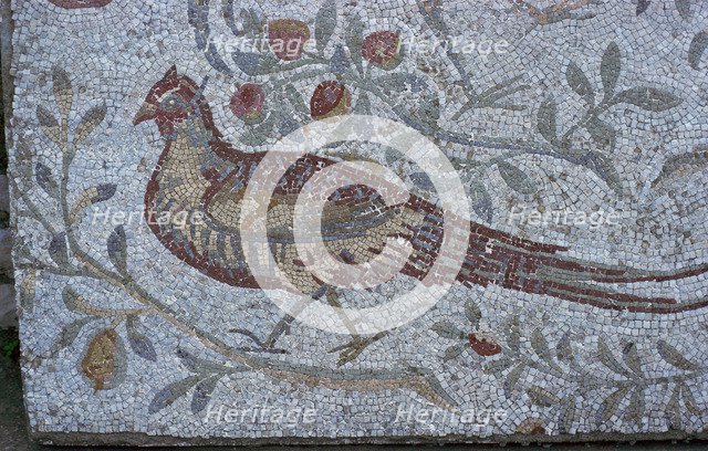 Floor mosaic from a Roman villa. Artist: Unknown