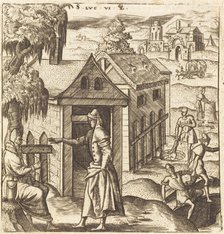 The Parable of the Blind Man, probably c. 1576/1580. Creator: Leonard Gaultier.