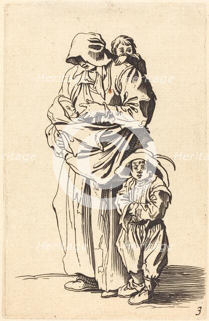 Mother and Three Children. Creator: Unknown.