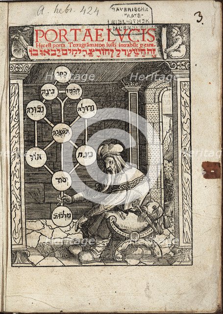 Portae Lucis (Gates of Light) by Joseph Gikatilla. Artist: Anonymous 