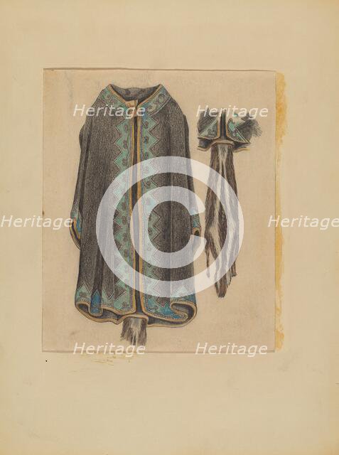 Black Cotton Coat, c. 1935. Creator: Michael Trekur.