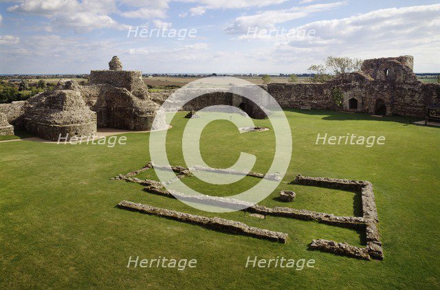 Pevensey Castle, East Sussex, c2010(?). Artist: Historic England Staff Photographer.