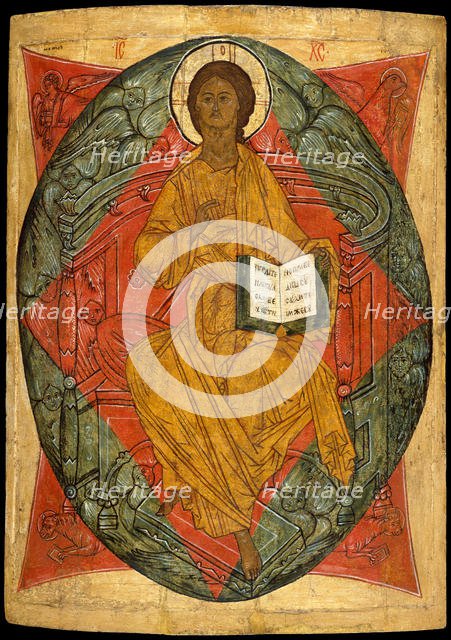 Christ in Glory. Creator: Russian (Novgorod?) Painter (late 15th century).