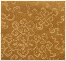 Textile Fragment, 1800s. Creator: Unknown.