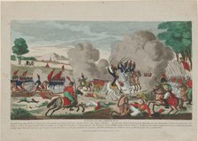 The Battle of Friedland. A Charge of the Russian Leib Guard on 14 June 1807, 1808. Artist: Naudet, Thomas Charles (1773-1810)