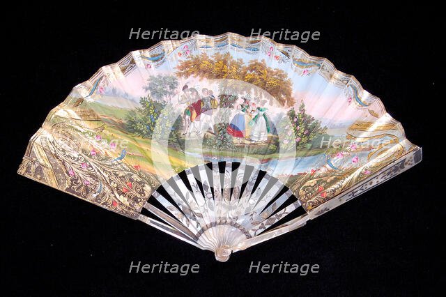Fan, Spanish, 1830-39. Creator: Unknown.