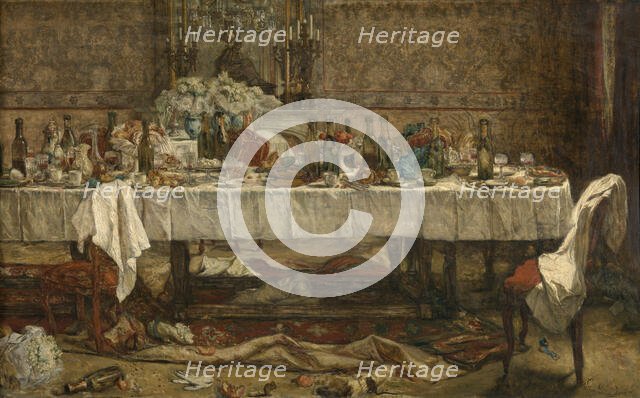 After the Wedding, 1875. Creator: Willem Linnig II.