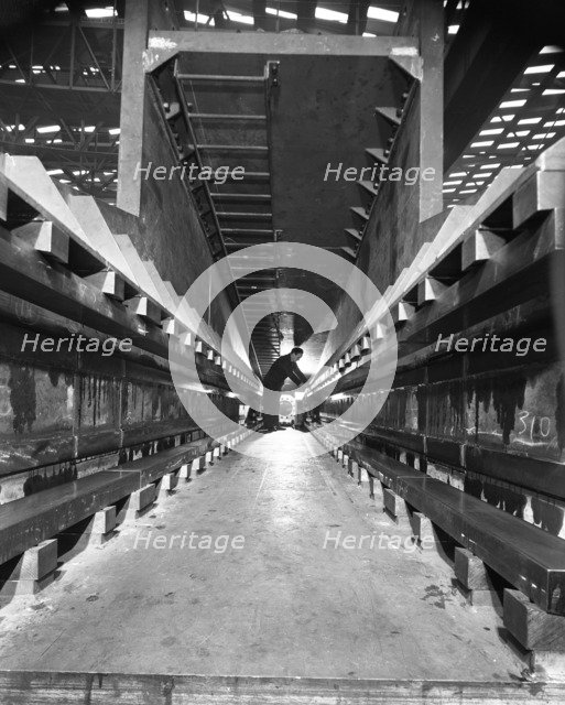 Engineer working at Husband & Co, Chesterfield, Derbyshire, 1962. Artist: Michael Walters
