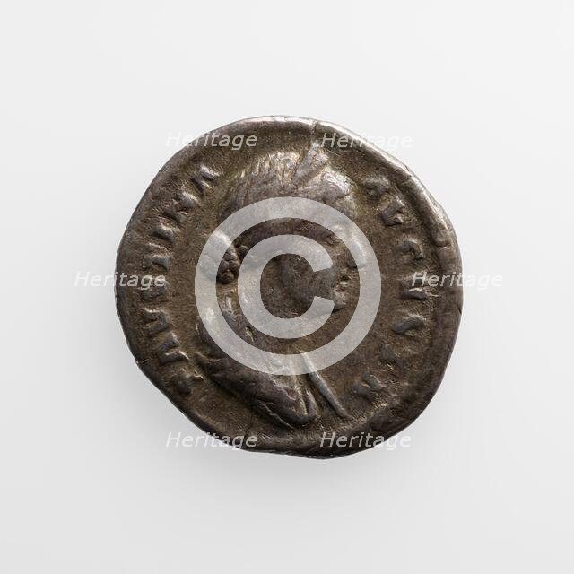 Denarius with Faustina the Younger, A.D. 130-175. Creator: Unknown.