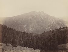 Downeville Butte, 1860s. Creator: Carleton Emmons Watkins.