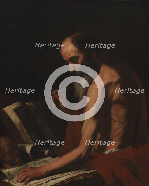 St Jerome, 1600-1699. Creators: Titian, Unknown.