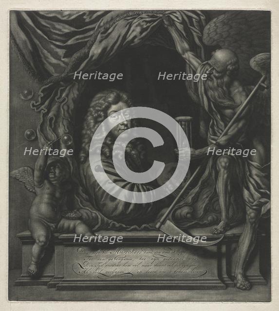 Self-Portrait, 1685. Creator: Michiel van Musscher (Dutch, 1645-1705).