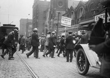 Cal[ifornia] Delegation entering Coliseum, 1912. Creator: Bain News Service.