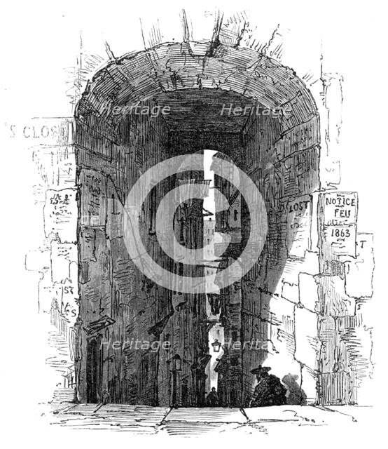 Edinburgh: Advocates' Close, 1864. Creator: Unknown.