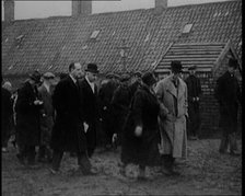 Prince Edward, Prince of Wales Walking Around a Village in the North of England, 1929. Creator: British Pathe Ltd.